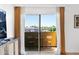 Balcony featuring a patio table and chairs with a view of the city at 4600 N 68Th St # 370, Scottsdale, AZ 85251