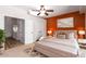 Serene bedroom boasts a plush bed, neutral tones, and a calming atmosphere, perfect for relaxation at 4727 E Rancho Caliente Dr, Cave Creek, AZ 85331
