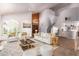 Elegant living room featuring high ceilings, tile floors, and a modern design at 4727 E Rancho Caliente Dr, Cave Creek, AZ 85331