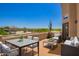 Outdoor patio offering comfortable seating and views of the desert landscape at 4727 E Rancho Caliente Dr, Cave Creek, AZ 85331