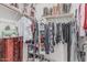 This walk in closet offers plenty of hanging storage at 51 N Rush St, Chandler, AZ 85226