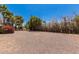 Gravel backyard adorned with plants and trees provides privacy and shade at 5415 E Butte St, Mesa, AZ 85205