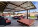 Backyard with pool, spa, built-in grill and covered patio at 6802 E Oak St, Scottsdale, AZ 85257