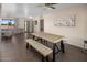 Dining room with tile flooring and plenty of natural light at 6802 E Oak St, Scottsdale, AZ 85257