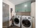 Bright laundry room with storage cabinets at 6802 E Oak St, Scottsdale, AZ 85257