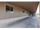 Extended covered patio featuring smooth concrete, ideal for car parking and enjoying outdoor gatherings at 8600 E Broadway Rd # 53, Mesa, AZ 85208