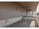 Comfortable covered patio area with gravel, ideal for outdoor relaxation and enjoying the fresh air at 8600 E Broadway Rd # 53, Mesa, AZ 85208