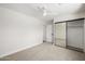 Sunlit bedroom with ceiling fan and large closet at 13601 N 50Th Pl, Scottsdale, AZ 85254