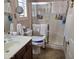 Well-lit bathroom with tiled shower, updated fixtures, and a modern, clean design at 2101 S Meridian Rd # 199, Apache Junction, AZ 85120
