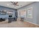 Bright office featuring plantation shutters, ample natural light, and a versatile layout at 27809 N Silverado Ranch Rd, Peoria, AZ 85383