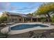 Inviting backyard with pool, hot tub and solar panels at 28897 N 94Th Pl, Scottsdale, AZ 85262