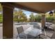 Covered patio and pool with desert landscaping at 28897 N 94Th Pl, Scottsdale, AZ 85262
