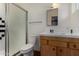 Bathroom features a large vanity and shower, providing convenience and style in a modern design at 3030 E Shangri La Rd, Phoenix, AZ 85028