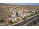 A stunning aerial view of the community nestled into the desert landscape at 3236 E Chandler Blvd # 2003, Phoenix, AZ 85048