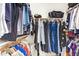 Walk-in closet with clothing racks and shelves, providing plenty of storage space at 3381 E Canary Way, Chandler, AZ 85286