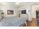 Bright main bedroom with large windows, ensuite, and lots of storage at 3381 E Canary Way, Chandler, AZ 85286