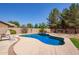 Inviting backyard pool with easy access for relaxing and entertaining outdoors at 3381 E Canary Way, Chandler, AZ 85286