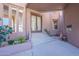 Charming home exterior with inviting front entrance and well-manicured landscaping at 3405 E Knox Rd, Phoenix, AZ 85044