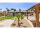 Well-maintained backyard with a covered patio and gazebo, ideal for relaxation at 45 S Rita Ln, Chandler, AZ 85226