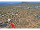 Beautiful aerial view showcases the house in the desert at 5520 E Desert Forest Trl, Cave Creek, AZ 85331