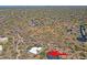 Beautiful aerial view showcases the house in the desert community at 5520 E Desert Forest Trl, Cave Creek, AZ 85331