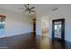 Hardwood bedroom space featuring a fan at 5520 E Desert Forest Trl, Cave Creek, AZ 85331