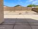 Expansive backyard with plenty of space for outdoor activities, bordered by a sturdy block wall at 7316 E Fledgling Dr, Scottsdale, AZ 85255