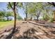 Tranquil community park area featuring mature trees, natural landscaping, and scenic views providing a peaceful escape at 7762 E Russell Cir, Mesa, AZ 85207