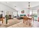 Bright and spacious living room featuring tiled flooring, comfortable seating, and natural light at 871 N Granada Dr, Chandler, AZ 85226