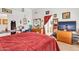 Cozy bedroom with a large bed, closet and ensuite bathroom for convenience at 871 N Granada Dr, Chandler, AZ 85226