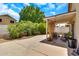 Inviting patio with shaded seating area, perfect for outdoor relaxation and entertainment at 871 N Granada Dr, Chandler, AZ 85226