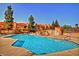 Inviting community pool with clear blue water and plenty of space for relaxation at 9707 E Mountain View Rd # 1408, Scottsdale, AZ 85258