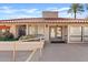 Community fitness center entrance features a welcoming doorway, clean design, and convenient access for residents at 9708 E Via Linda Rd # 1350, Scottsdale, AZ 85258