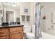 Cozy bathroom offers shower and tub combo at 10505 W Campana Dr, Sun City, AZ 85351