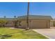 Single-story home with desert landscaping and attached two-car garage at 10505 W Campana Dr, Sun City, AZ 85351