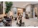 Bright and spacious living room with contemporary furniture and stylish decor at 12754 E Laurel Ln, Scottsdale, AZ 85259