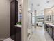 Open concept bathroom featuring a walk-in shower and double vanity sinks at 13406 W Rowel Rd, Peoria, AZ 85383