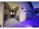 Inviting entrance with covered patio, dual front doors and a well-lit entry for curb appeal at 14014 N 57Th Way, Scottsdale, AZ 85254