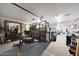 A well-lit and spacious garage with plenty of room for storage and projects at 14014 N 57Th Way, Scottsdale, AZ 85254