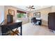 Bright office with light wood floors, a front-facing window, and neutral wall colors at 14014 N 57Th Way, Scottsdale, AZ 85254