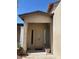 Inviting front entrance featuring a stylish door with glass insert and sidelights at 1402 E Wescott Dr, Phoenix, AZ 85024