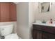 Cozy bathroom with stylish vanity and modern sink fixtures at 14604 W Banff Ln, Surprise, AZ 85379