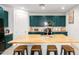 Stylish kitchen featuring a butcher block island, stainless steel appliances, and custom cabinetry at 1736 E Joelle Dr, Casa Grande, AZ 85122