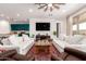 Inviting living room featuring an open floor plan, comfortable seating, and contemporary décor at 1736 E Joelle Dr, Casa Grande, AZ 85122