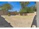Open backyard featuring gravel landscaping and a block wall, offering privacy at 2625 E Beverly Rd, Phoenix, AZ 85042