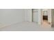 Clean bedroom with neutral carpeting, and a bathroom featuring updated fixtures at 33575 N Dove Lakes Dr # 2033, Cave Creek, AZ 85331