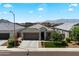 Beautiful single-Gathering home with a tile roof, desert landscaping, and a mountain backdrop at 5341 W Alta Mesa Ave, Laveen, AZ 85339