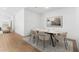 Elegant dining room with a modern table, chairs, and stylish decor, perfect for entertaining at 7638 W Park St, Laveen, AZ 85339