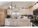 Bright kitchen featuring white cabinets, stainless appliances, and an abundance of counter space at 8053 E Dover St, Mesa, AZ 85207