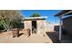 Storage shed in back yard at 8527 W Jefferson St, Peoria, AZ 85345